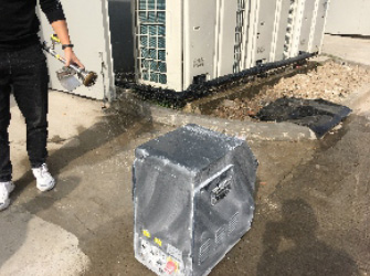 Wasserdichtigkeitsversuch 